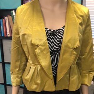 Tulle (Size S) Short Gold Shimmer Jacket